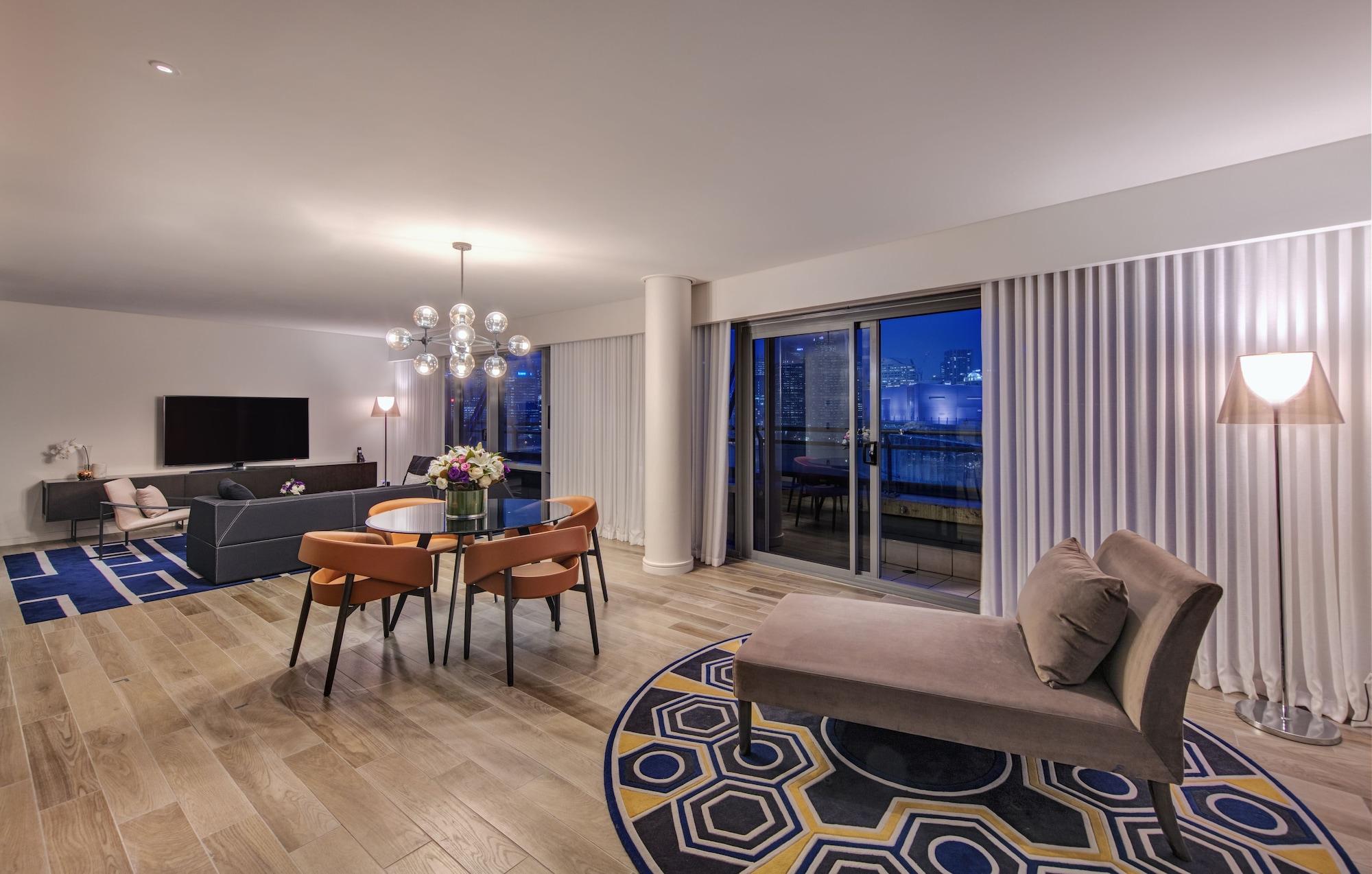 The Star Grand Hotel And Residences Sydney Ngoại thất bức ảnh A living room at the hotel