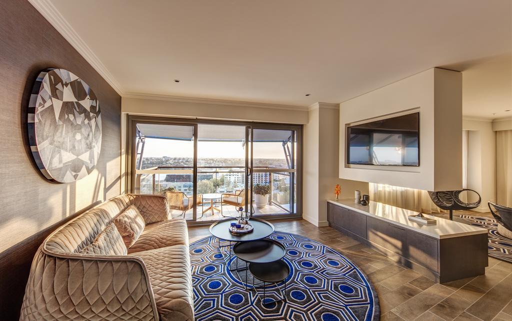 The Star Grand Hotel And Residences Sydney Ngoại thất bức ảnh The living room of a two-bedroom apartment at The Ivy Collection